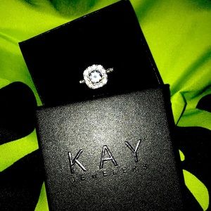 COPY - Kay jewelers diamond engagement ring … 14 karat gold. DW is 1 …